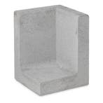 Betonnen L-hoekelement 50x50x120 grijs, Ophalen of Verzenden, Nieuw, Beton