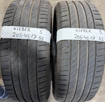 2x205-45-17 Kleber Zomer 2x5m €55 Per Band, Auto-onderdelen, Banden en Velgen, Ophalen, Gebruikt, 17 inch, 205 mm
