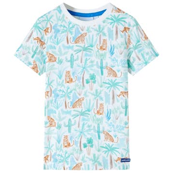 vidaXL Kindershirt 140 ecru, Verzenden, Nieuw