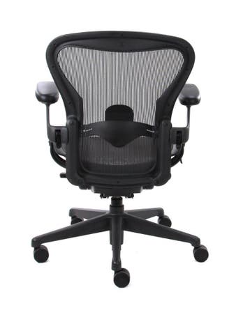 Refurbished Herman Miller Aeron Remastered, Verzenden, Zwart, Zo goed als nieuw, Bureaustoel