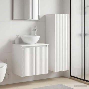 vidaXL Badkamermeubelset 2 st Hoogglans Wit 33 x 34,5 x 100, Verzenden, Nieuw
