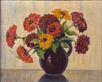Zwitserse school (XX) - Vaso fiorito