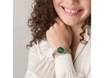 FOSSIL CARLIE - Dames Horloge 28 mm - Tweekleurig - Groen, Sieraden, Tassen en Uiterlijk, Horloges | Dames, Verzenden, Zo goed als nieuw