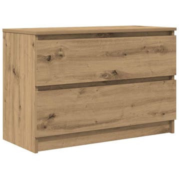 vidaXL Tv-meubel ambachtelijk 80x35x54cm spaanplaat grijs, Minder dan 50 cm, Verzenden, Nieuw, Minder dan 100 cm