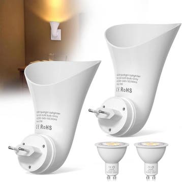 Accentverlichting GU10 | Retourdeal | 56% Voordeel, Ophalen of Verzenden, Nieuw, Kunststof, Plafondspot of Wandspot