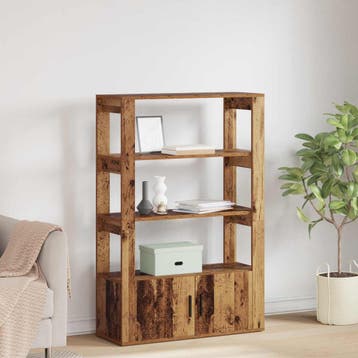 vidaXL Dressoir Oud hout 30 x 80 x 119,5 cm Bewerkt hout, Huis en Inrichting, Kasten | Dressoirs, Verzenden, Nieuw, Overige houtsoorten