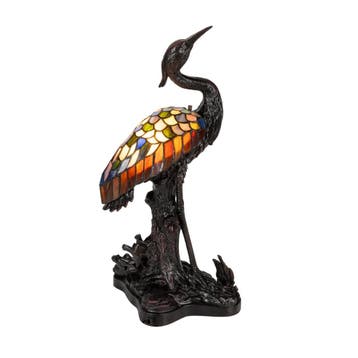 Tiffany dierenlampen - Direct uit voorraad leverbaar, Huis en Inrichting, Lampen | Tafellampen, Verzenden, Nieuw, Glas, Tiffany | Glas-in-lood
