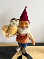Steiff - Speelgoed Kabouter ‘Gucki’ en uil ‘Wittie’ -