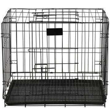 Hondenbench | Bench | Hond / Kat | 60 x 42 x 50 cm | Zwart, Dieren en Toebehoren, Hondenbenches, Ophalen of Verzenden, Nieuw