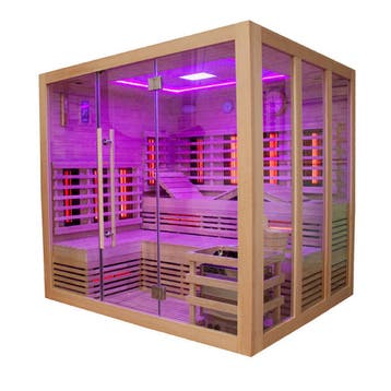 Showroommodel Dreammaker: € 5.995 in plaats van € 9.350, Zo goed als nieuw, Complete sauna