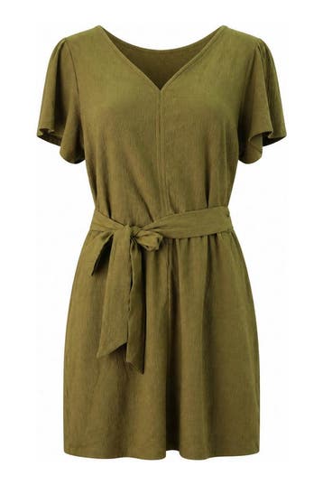 Anytime Jumpsuit in maat 42 Groen, Anytime, Verzenden, Zo goed als nieuw, Groen