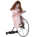 Halloween Decoratie Cycling Cindy 94cm Animatronic Licht, Verzenden, Nieuw, Overige typen