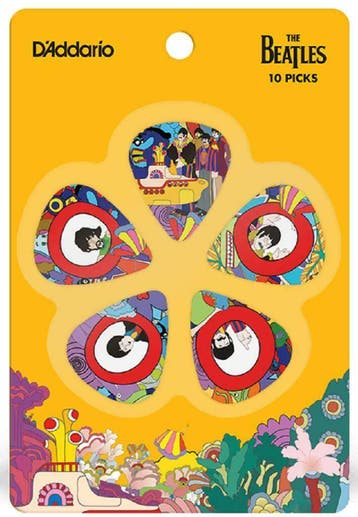 The Beatles Plectrum Yellow Submarine 10-pack Heavy 0.85 mm, Ophalen of Verzenden, Nieuw, Gebruiksvoorwerp