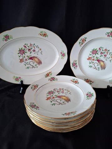 Sarreguemines - Eetservies (9) - Gressey - Keramiek -