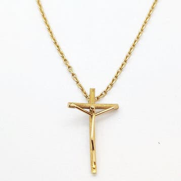 Ketting met hanger - 18 karaat Geel goud
