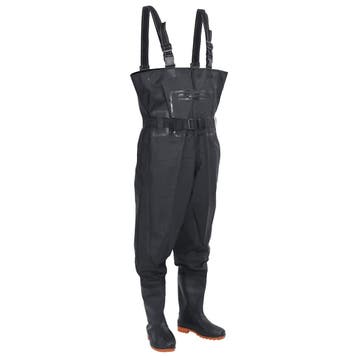 vidaXL Waadpak met laarzen en riem maat 40 zwart, Verzenden, Nieuw