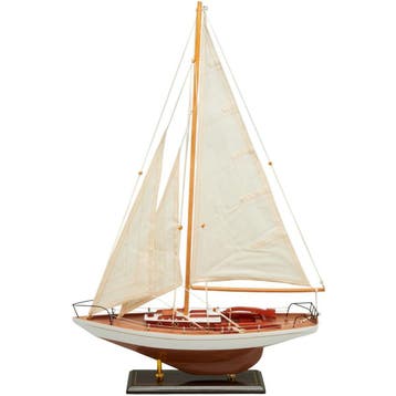 Zeilboot Model 45cm Wit, Ophalen of Verzenden, Nieuw