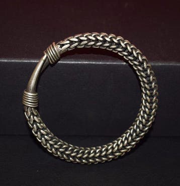 Prachtige Miao-Hmong armband - traditioneel gevlochten, 64