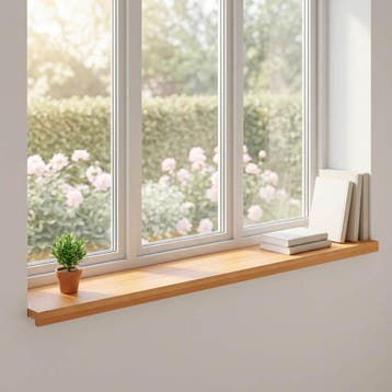 vidaXL Raamkozijnen 2 st Licht Bruin 140 x 40 x 2 cm, Verzenden, Nieuw