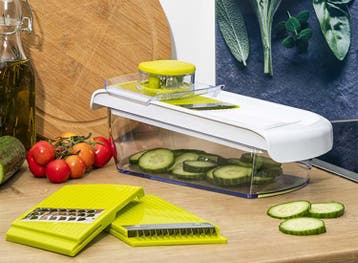 Hi Mandoline - Groentesnijder - Transparant - Groen, Verzenden, Nieuw