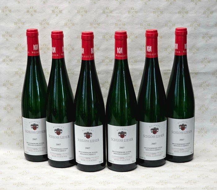 2007 Schloss Lieser, Brauneberger Juffer Riesling - Prague, Verzamelen, Wijnen