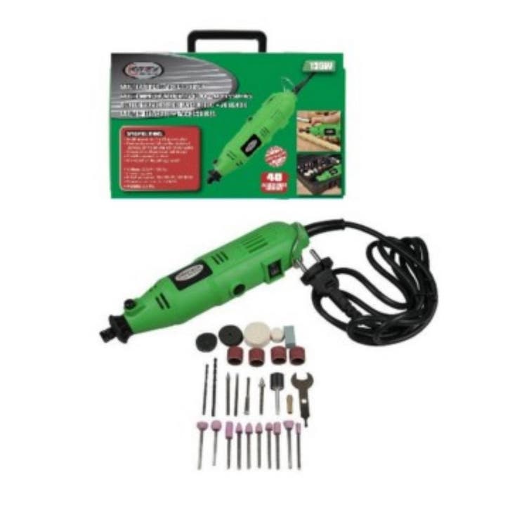 Hofftech Multitool - Elektrisch - 130 Watt - Inclusief Ac..., Doe-het-zelf en Verbouw, Gereedschap | Slijpmachines, Nieuw, Ophalen of Verzenden