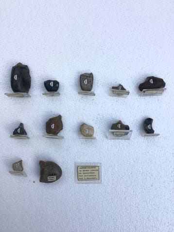 Midden paleolitisch 12 Werktuigen (Jabeekcultuur,, Antiek en Kunst