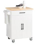 Keukentrolley met Werkblad en Kast – 74 cm Breed & Mobiel, Huis en Inrichting, Keuken | Keukenelementen, Verzenden, Nieuw