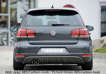 Rieger diffuser met 2 dubbele finnen | Golf 6 Cabrio | Golf, Verzenden, Nieuw, Volkswagen