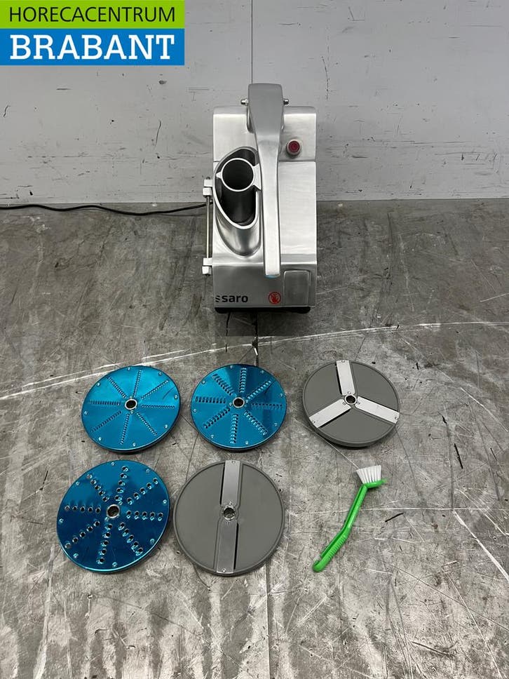 RVS Saro Carus Groentesnijmachine 230V Horeca, Zakelijke goederen, Horeca | Keukenapparatuur, Nieuw zonder verpakking, Ophalen of Verzenden