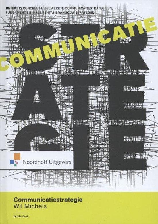 9789001807818 Communicatiestrategie | Tweedehands, Boeken, Schoolboeken, Zo goed als nieuw, Verzenden
