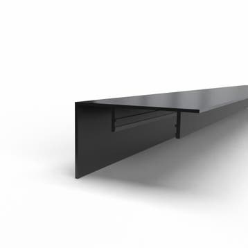 Afdekkap achter vrijstaand-4500 mm-Zwart structuur RAL 9005, Doe-het-zelf en Verbouw, Metalen, Ophalen of Verzenden, Nieuw