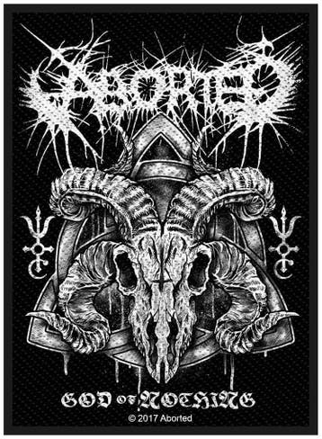 Aborted - God of Nothing - patch officiële merchandise, Ophalen of Verzenden, Nieuw, Kleding