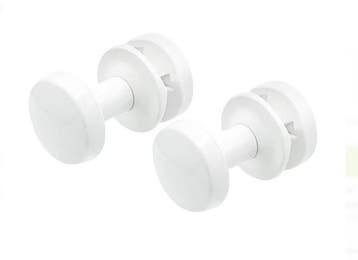 Handdoekknop chroom Verpakt Per 2 Stuks, Ophalen of Verzenden, Nieuw, Chroom, Bad