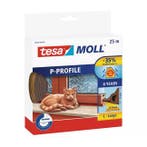 Tochtstrip | Tesa | 25 meter (P-profiel, Zelfklevend, Bruin), Verzenden, Nieuw