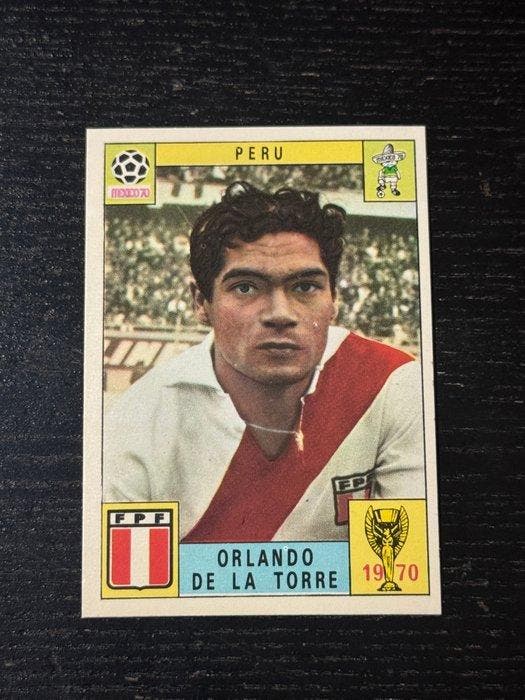 1970 Panini Mexico 70 World Cup Orlando De La Torre Green, Verzamelen, Stickers