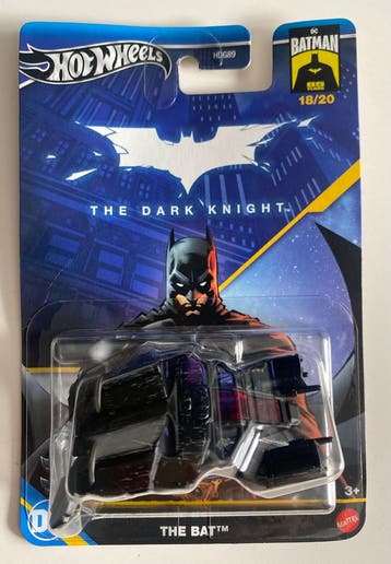 HOT WHEELS THE DARK KNIGHT THE BAT (TOYS), Verzamelen, Film en Tv, Verzenden, Gebruikt