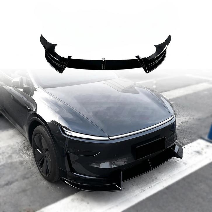 Front Splitter Voor Tesla Model Y MY Facelift - Performance, Auto-onderdelen, Carrosserie en Plaatwerk, Ophalen of Verzenden