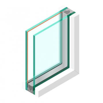 Dubbel glas HR++ 55.2 - sp - #44.2, Ophalen of Verzenden, Nieuw