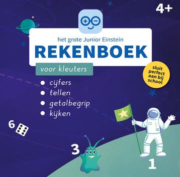 Het grote Junior Einstein rekenboek voor kleuters, Boeken, Schoolboeken, Verzenden, Zo goed als nieuw, Junior Einstein