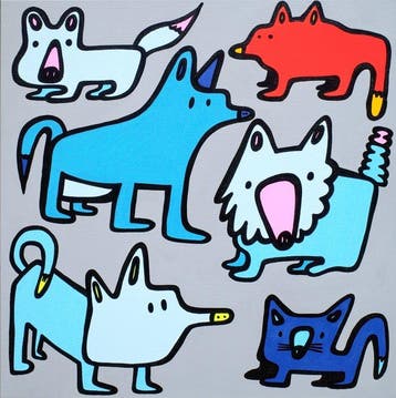 Kev Munday - Six Foxes