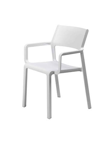 Nardi Trill dining Bianco - Diningstoel 58x53x82cm (LxBxH), Nieuw