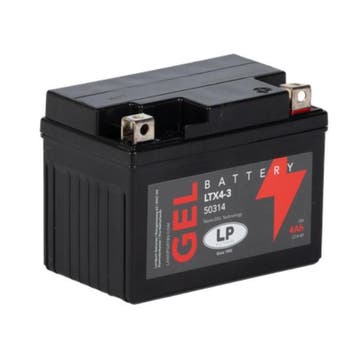 Landport Gel 50314 / YT4L-4 / YTX4L-BS accu 12V, origineel, Motoren, Verzenden, Nieuw