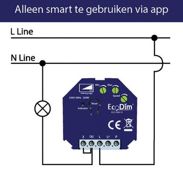 EcoDim - LED Inbouwdimmer Module - Smart WiFi - ECO-DIM.10 -, Ophalen of Verzenden, Nieuw