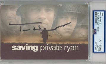 Saving Private Ryan - Tom Hanks - Signed Photo - PSA COA, Verzamelen, Nieuw