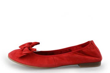 Tamaris Ballerinas in maat 42 Rood, Kleding | Dames, Schoenen, Tamaris, Verzenden, Ballerina's, Gedragen