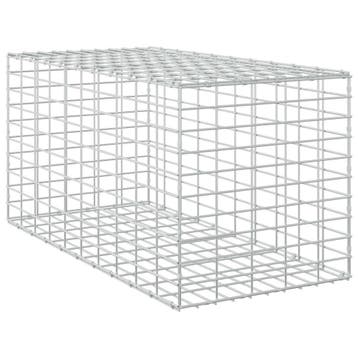 vidaXL Gabion met 5 mm Draad en 5x10 cm Gaas 50x100x50 cm, Verzenden, Nieuw, IJzer