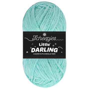 Scheepjes Little Darling - 408 Bluefish - DK Chenille Gare, Ophalen of Verzenden, Nieuw