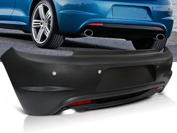 Achterbumper | geschikt voor Volkswagen | Scirocco 08-13 3d, Auto-onderdelen, Verzenden, Nieuw, Volkswagen