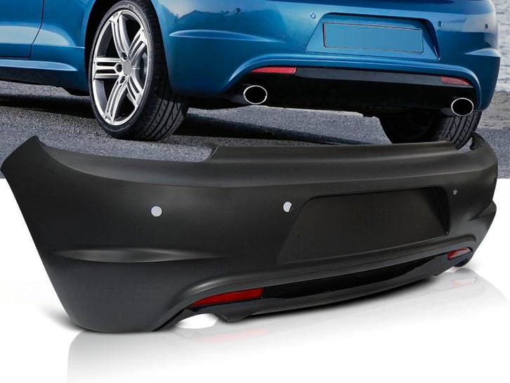 Achterbumper | Volkswagen | Scirocco 08-13 3d cou. | R-Look, Auto-onderdelen, Carrosserie en Plaatwerk, Nieuw, Volkswagen, Verzenden